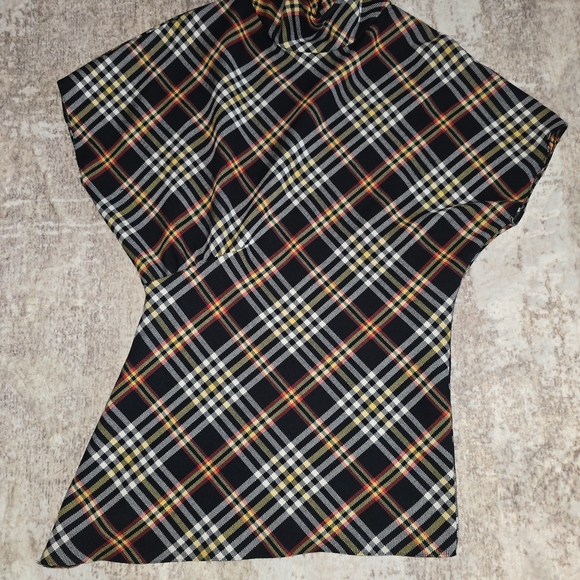 Zara Multicolor Plaid Knitwear - Picture 4 of 4